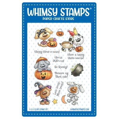 Whimsy Stamps Stempel - Doggies Halloween
